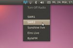 Radio Tray, minimaler Player für Internet-Radio