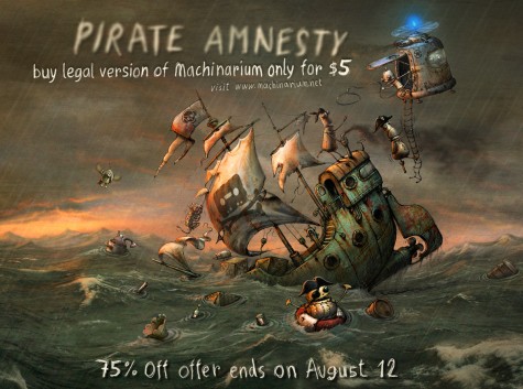 Amnestie für Machinarium-Piraten