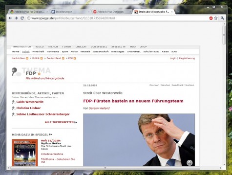 Die aus AdThwart bekannten Mängel sind noch da