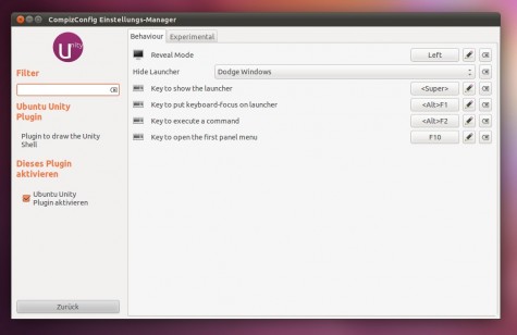 Unity über den CompiConfig Einstellungs-Manager konfigurieren