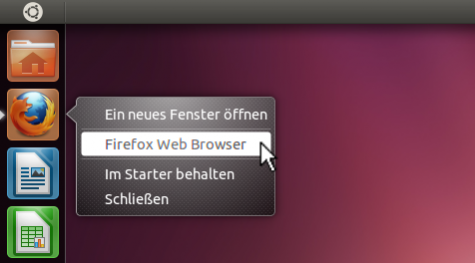Im Starter behalten