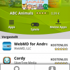 Filter für den Android Market