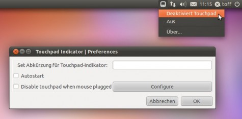 Touchpad Indicator