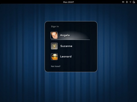 Der Login-Screen wird verbessert
