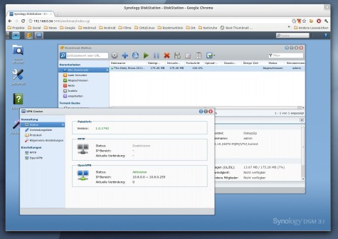 Downloadstation und VPN