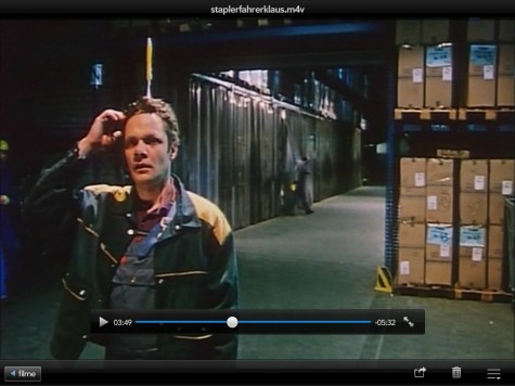 Der integrierte Video-Player