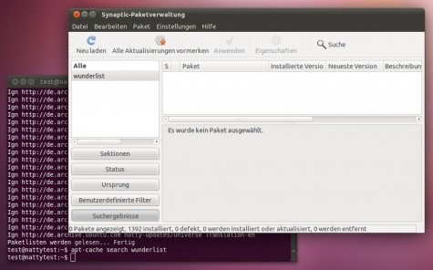 Wunderlist wird über Synaptic oder apt-get nicht gefunden