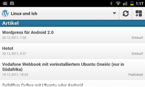 Alle Artikel des Blogs in der Übersicht.
