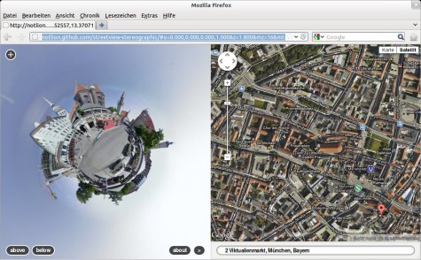 Streetview Stereographic