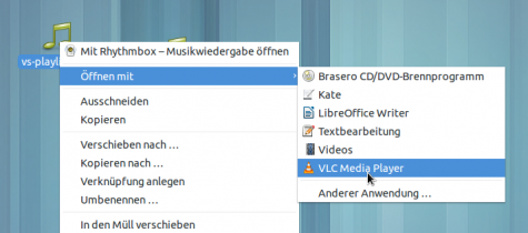 Öffnet den VirtualSat-Stream mit VLC, Totem oder einem anderen Medienplayer.