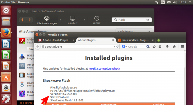 Install Application X Shockwave Flash Ubuntu Firefox