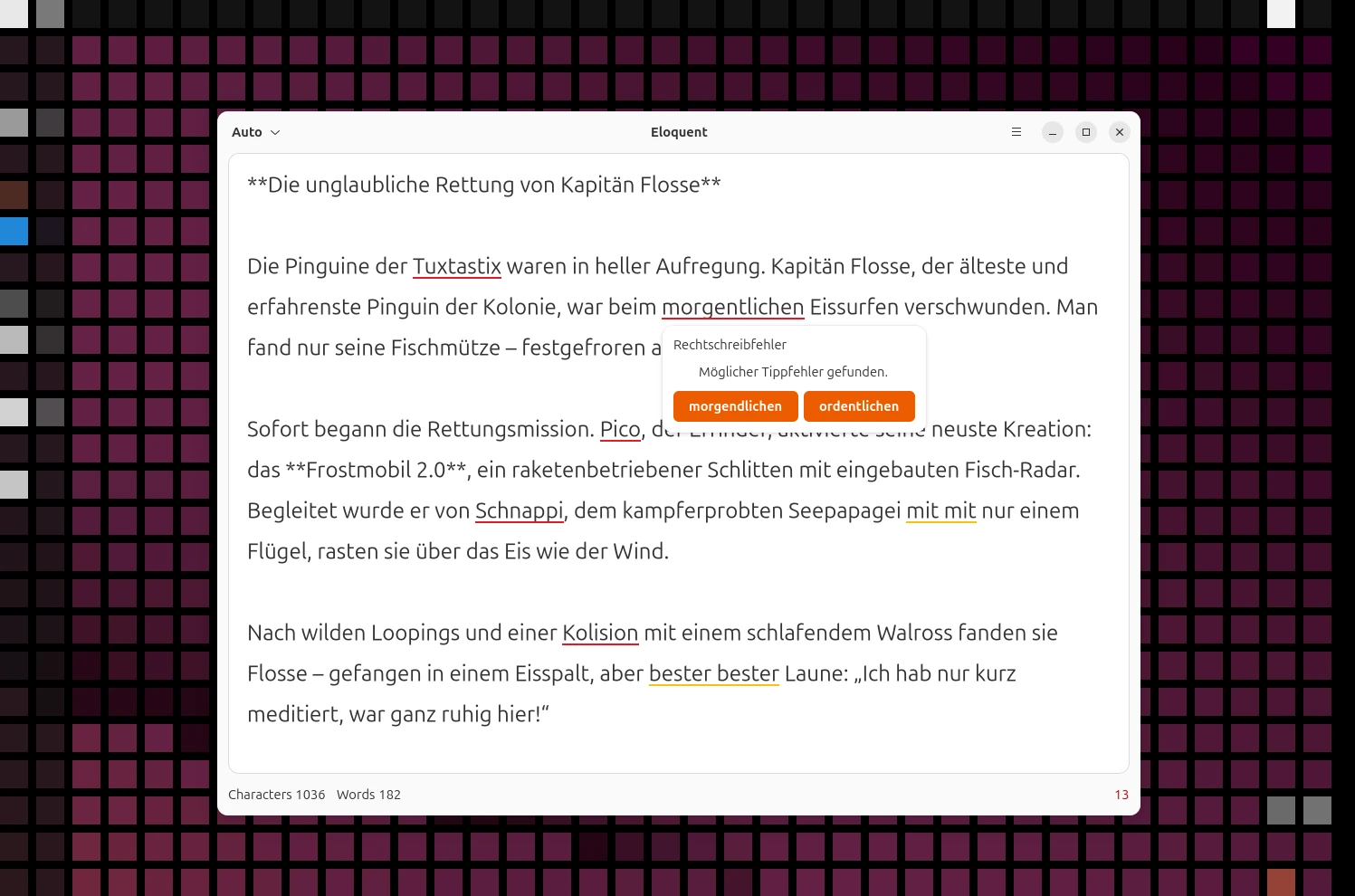 Offline LanguageTool with Eloquent: Spell Checking on Linux Without the Cloud