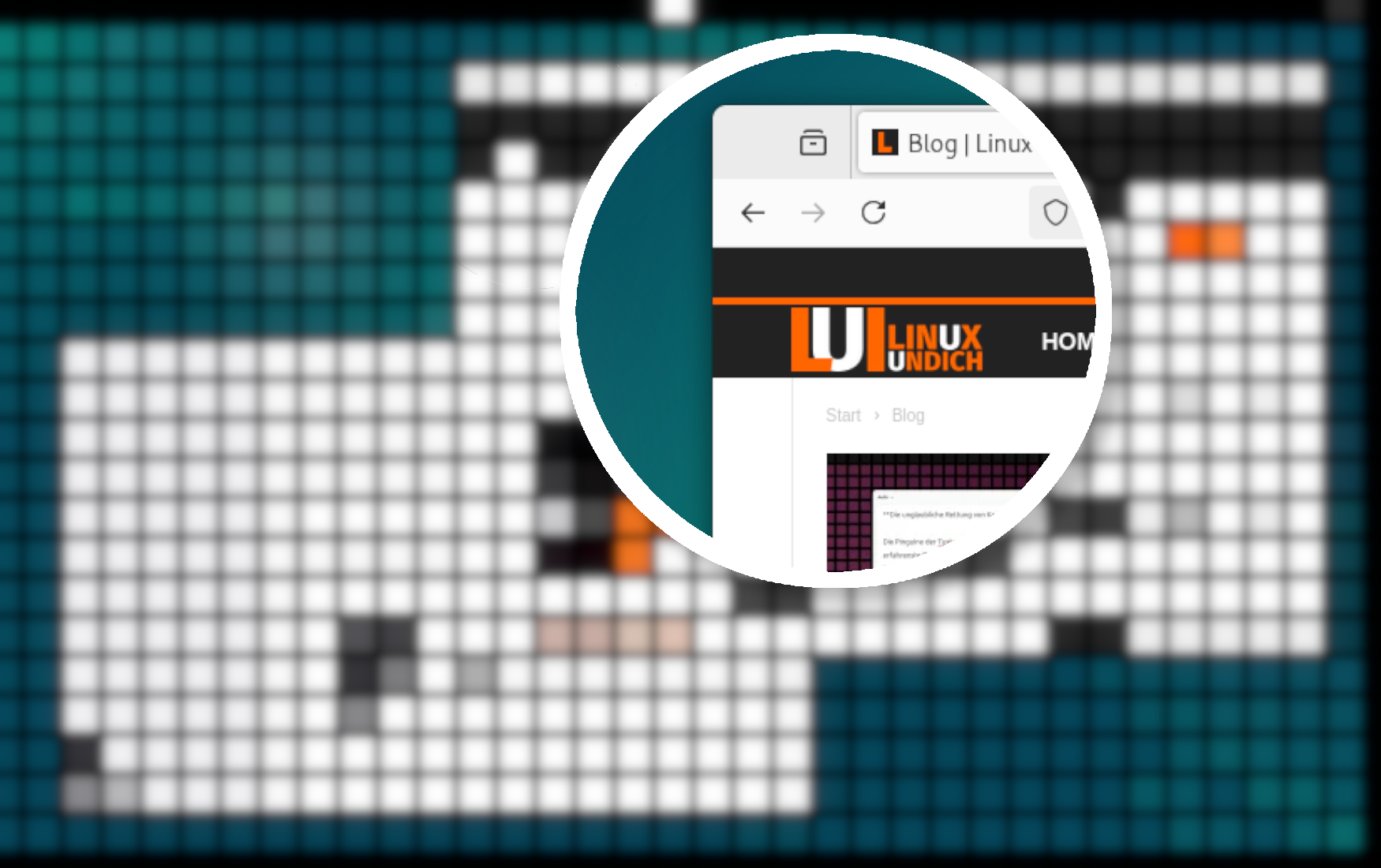 Creating a Magnifier Effect for Screenshots with GIMP
