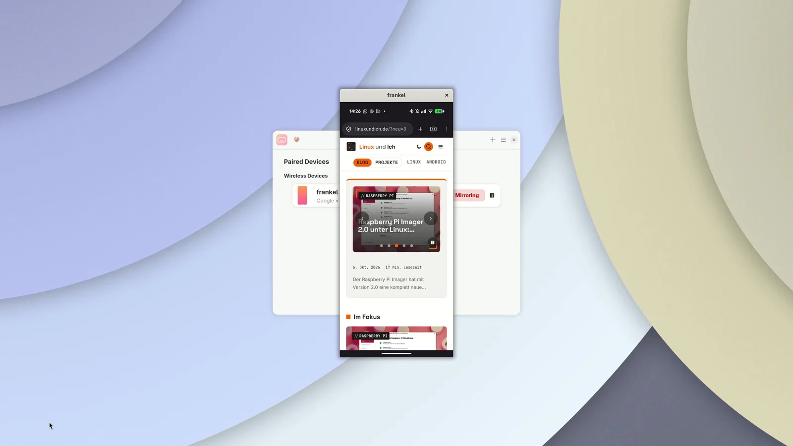 scrcpy 5.0 mirrors Android with hardware decoding – now in Arch Linux