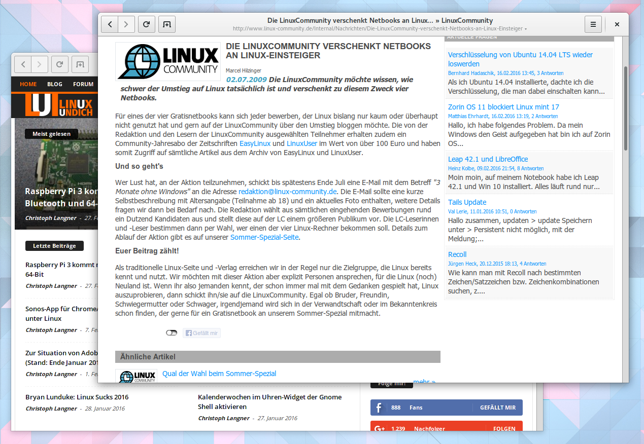 Linux Community Netbooks