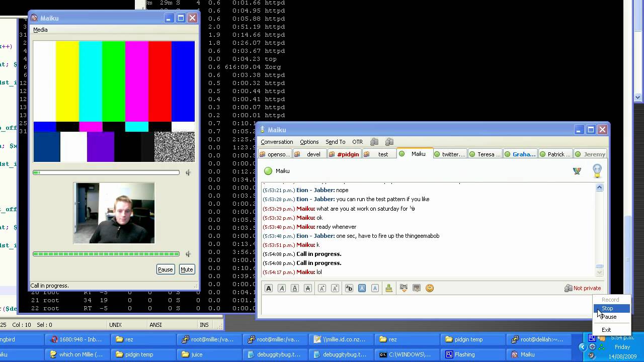 Pidgin 2.6.0 nun mit Audio/Video Support