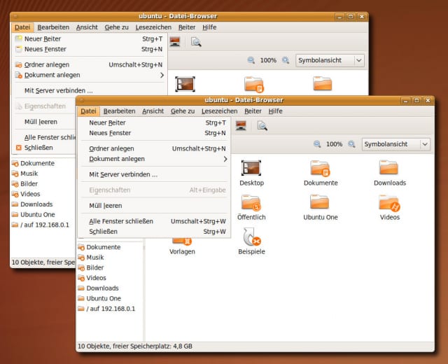 GNOME 2.8 blendet Icons aus den Menüs aus.