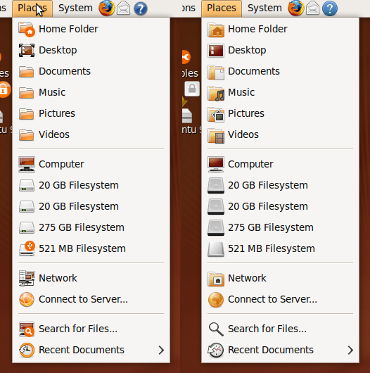 Humanity Icons für den Karmic Desktop
