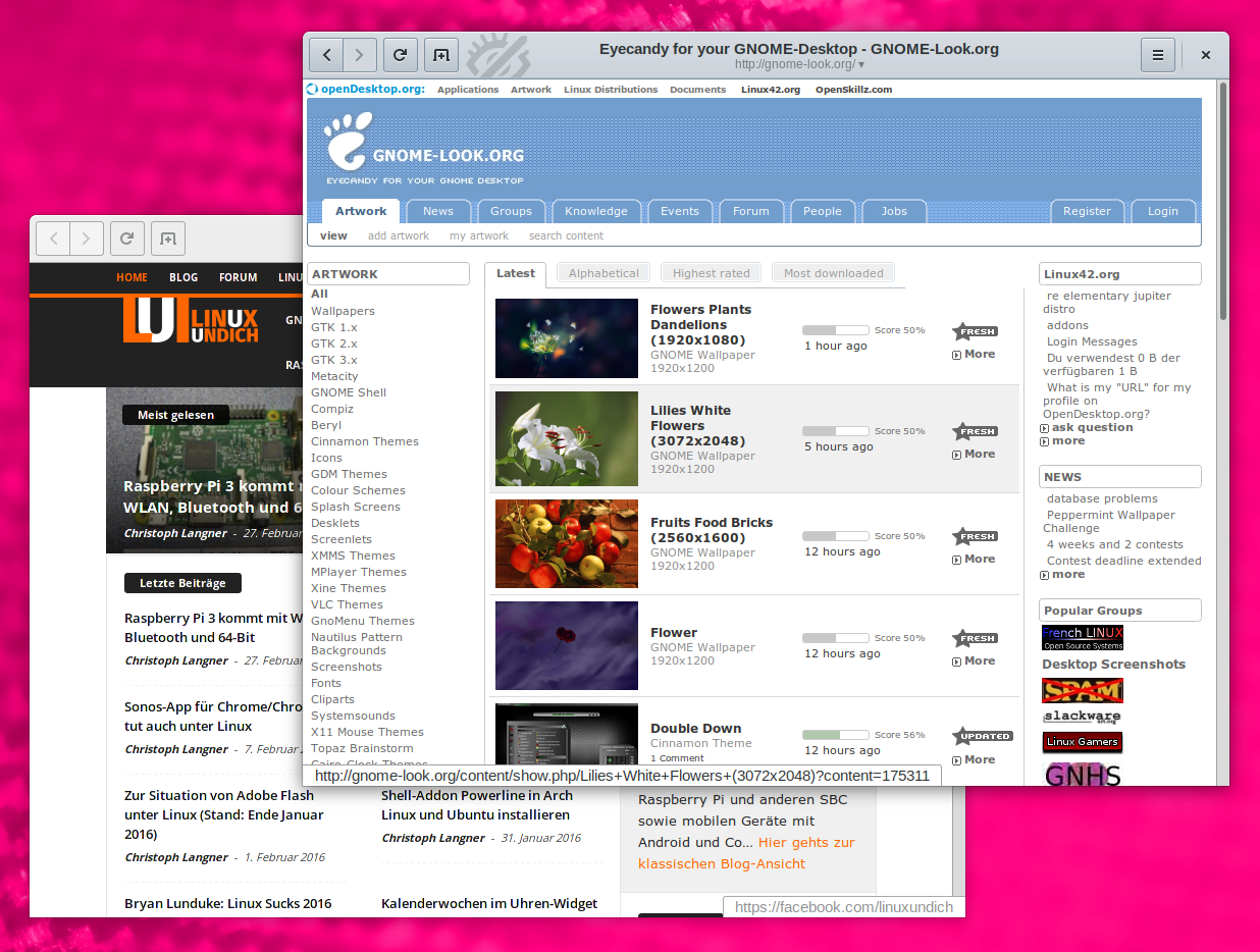 Malware in .deb Paket von gnome-look.org
