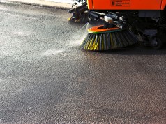 Kehrmaschine Saubere Straße