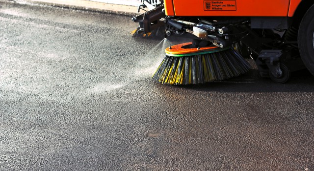 Kehrmaschine Saubere Straße