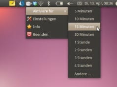 Dem Bildschirmschoner eine Auszeit gönnen