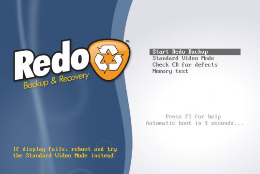Redo Backup Recovery