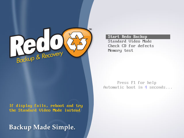 Redo Backup Recovery