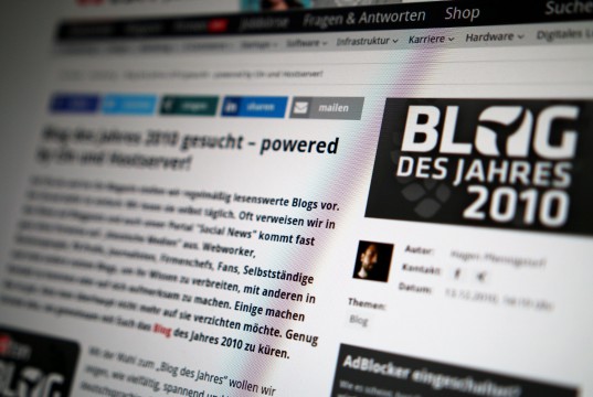t3n Blog des Jahres 2010