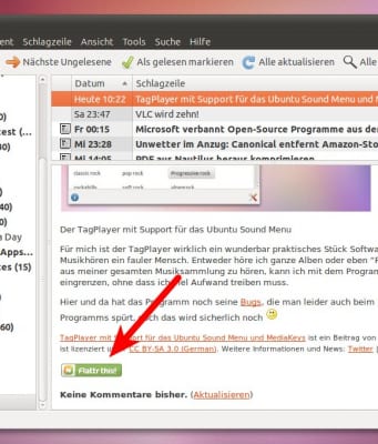 Flattr-Button aus RSS-Feed entfernen