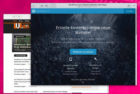 Wordpress.com Homepage