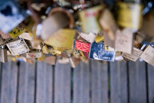 Schlösser Brücke Locks