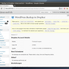 Backup WordPress to Dropbox