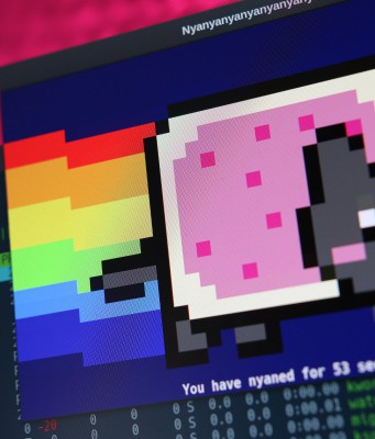Nyancat Linux