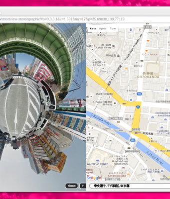 Streetview Stereographic
