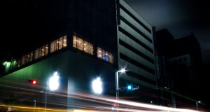 Apple Store at Night