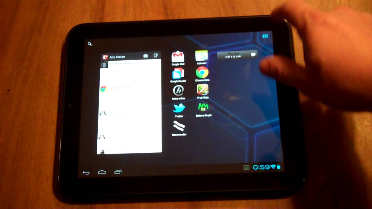 Android 4.0 „ICS“ über CyanogenMod auf dem HP TouchPad installieren