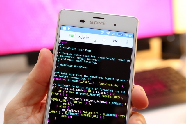Vim für Android: Vim Touch