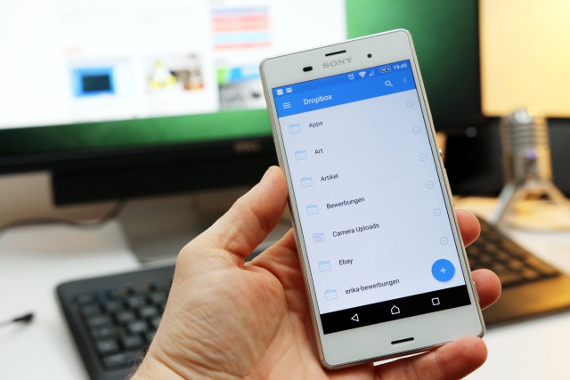Dropbox erleichtert das Freigeben/Teilen von Daten