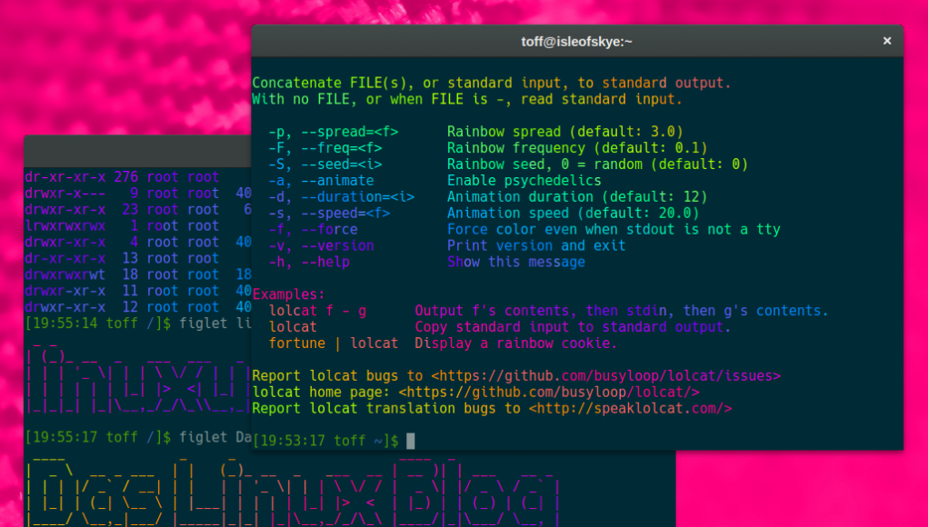 Lolcat und Linux