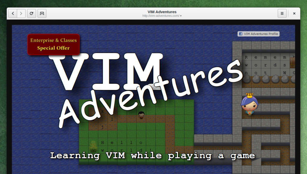 VIM Adventures im Browser