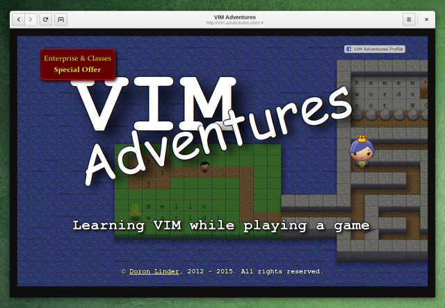VIM Adventures zum spielerischen Erlernen der VIM Tastaturkürzel