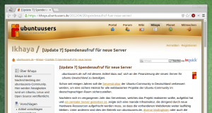 Spenden für ubuntuusers.de