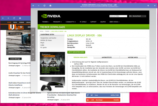 NVidia-Treiber für Linux
