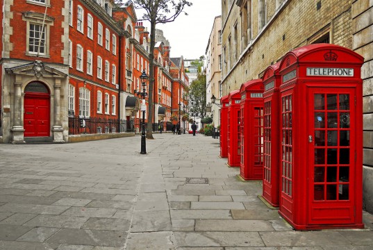 Britische Telefonhäuschen