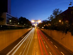 Karlsruhe zur blauen Stunde