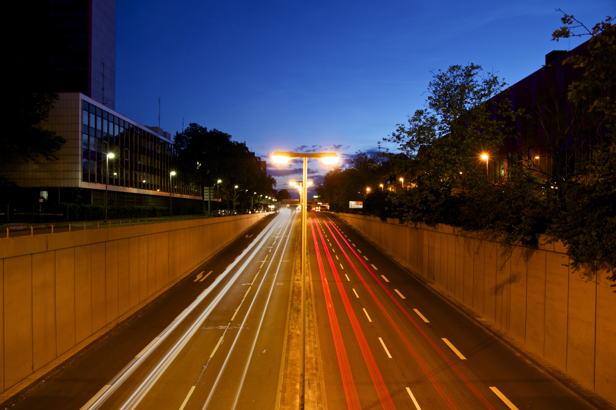 Karlsruhe Blaue Stunde Christian_Reimer Flickr CC BY SA 9067506140