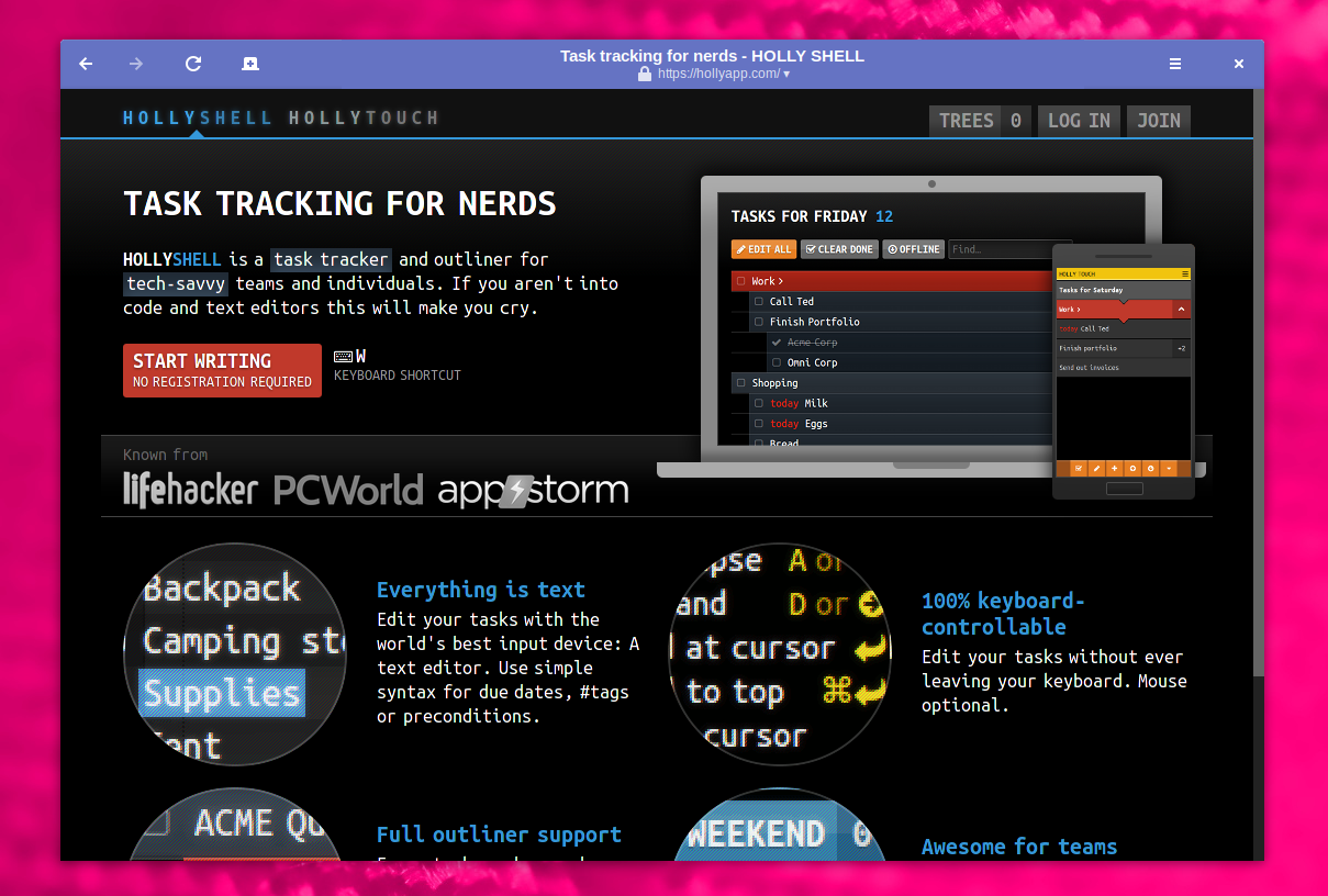 Aufgaben und To-Dos mit Holly online managen