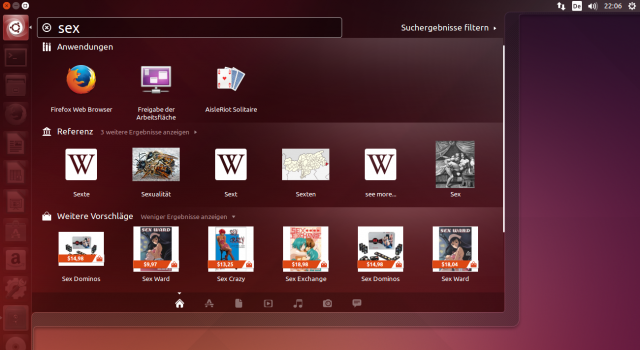 Ubuntu Shopping Lens