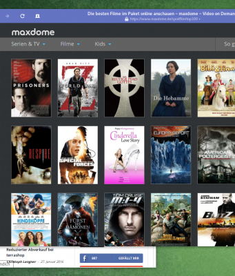Maxdome und Lovefilm unter Ubuntu
